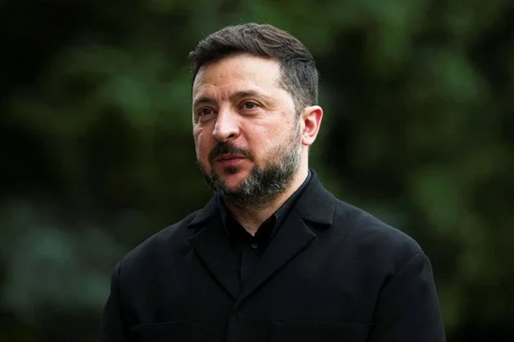 Президент України Володимир Зеленський під час інтерв'ю