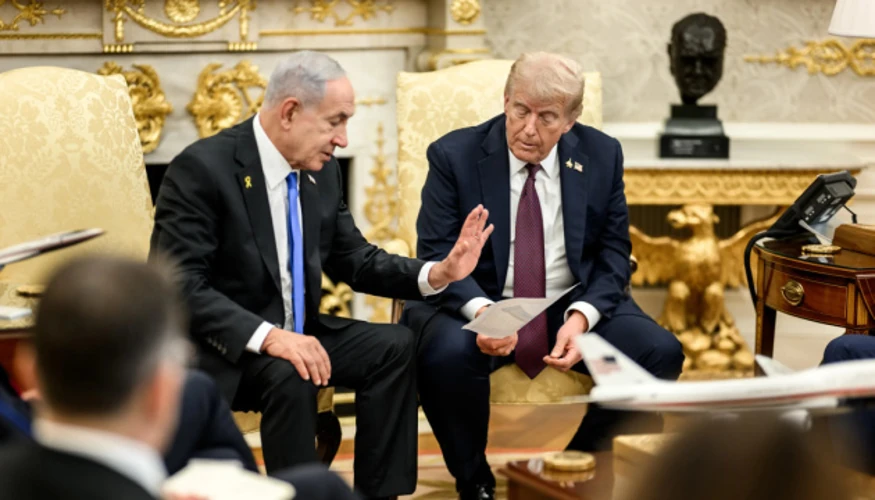 Президент США Дональд Трамп і прем'єр-міністр Ізраїлю Беньямін Нетаньягу в Білому домі у Вашингтоні, 28 липня 2026 року