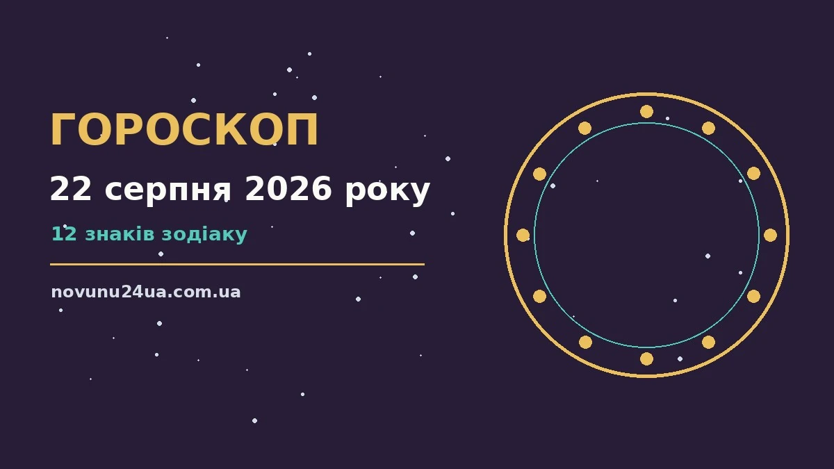 Зоряний гороскоп на 22 серпня 2026 року на тлі ранкового неба
