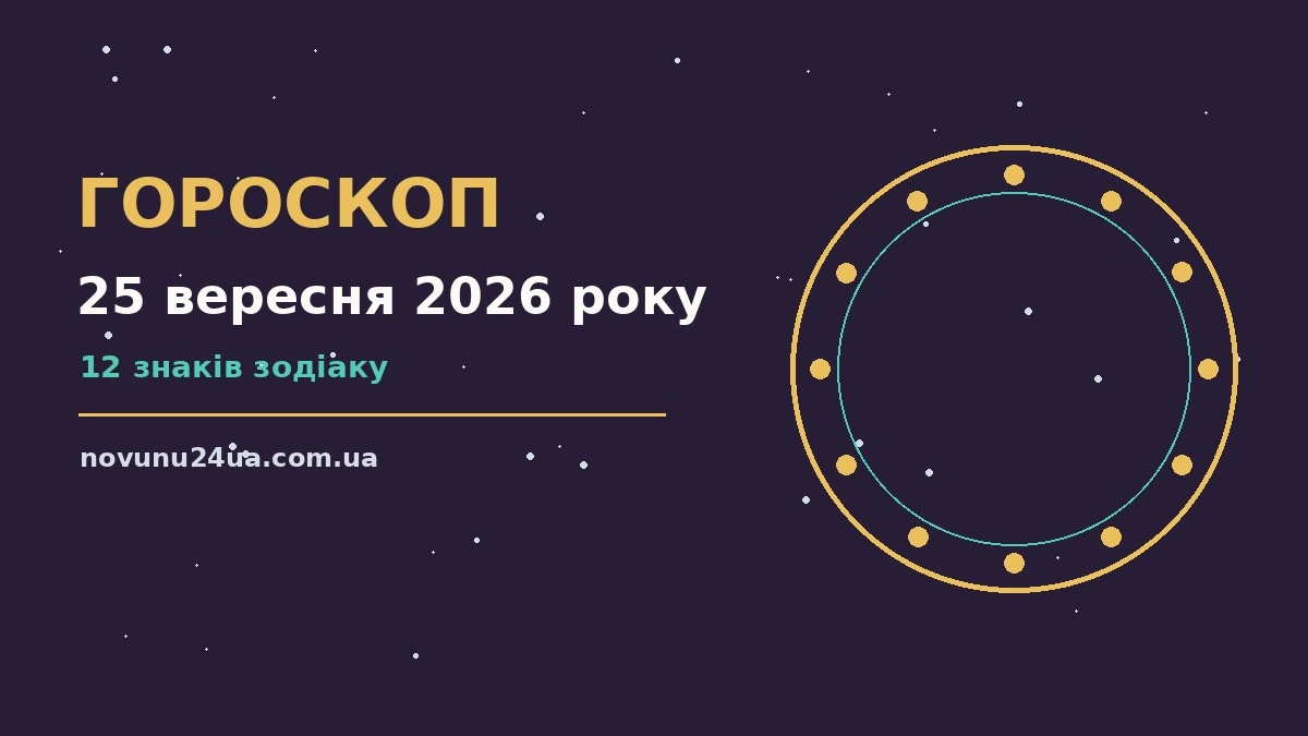 Гороскоп на 25 вересня 2026 року, ранкова кава і записник