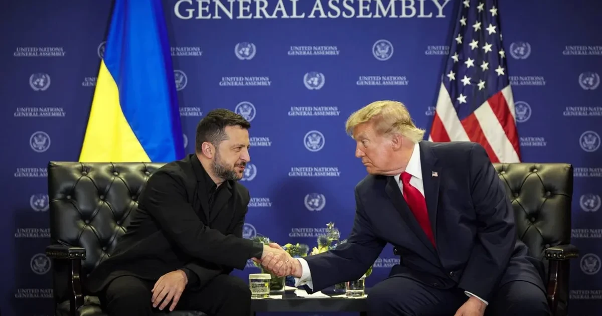 Зустріч Дональда Трампа і Володимира Зеленського на полях Генасамблеї ООН у Нью-Йорку